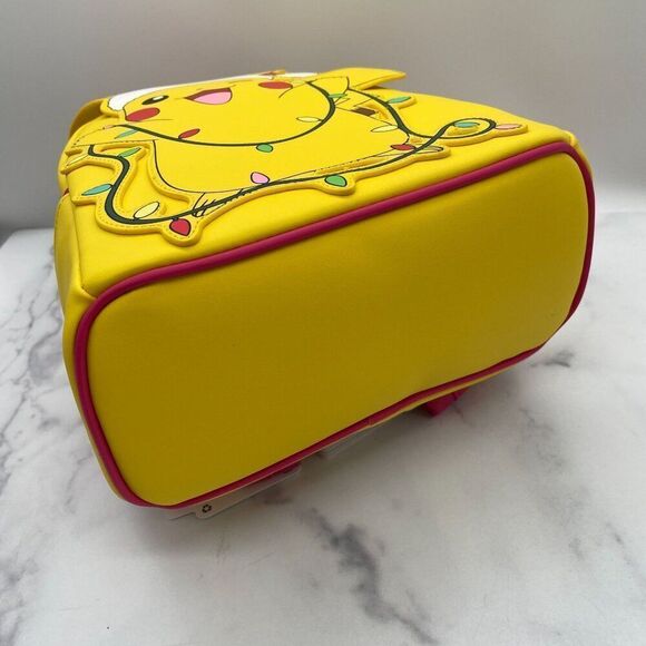 Loungefly Backpack Pokémon Santa Pikachu String Lights Light Up Mini Christmas - Picture 13 of 14